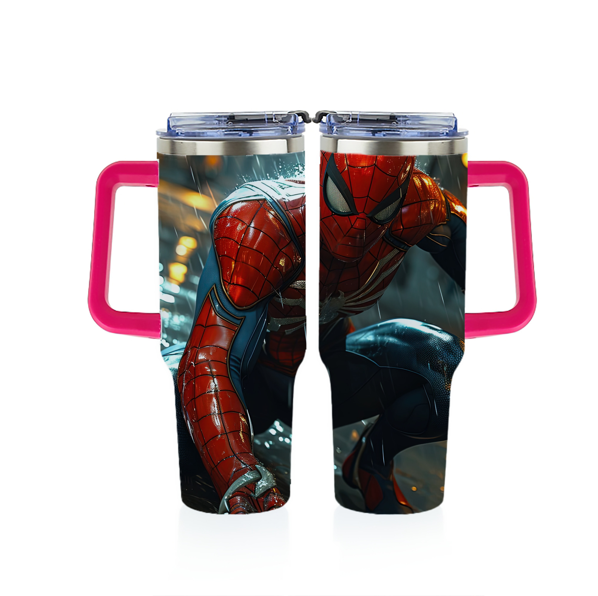 （画像用） Spider Man スパイダーマン 1200ｍLフルプリント車用タンブラー